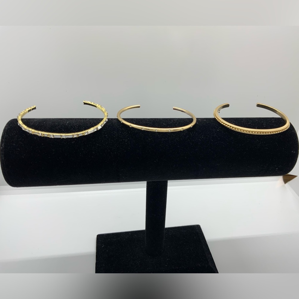 Baublebar Assorted Set Of 3 Crystal Cuff Bracelets - image 7